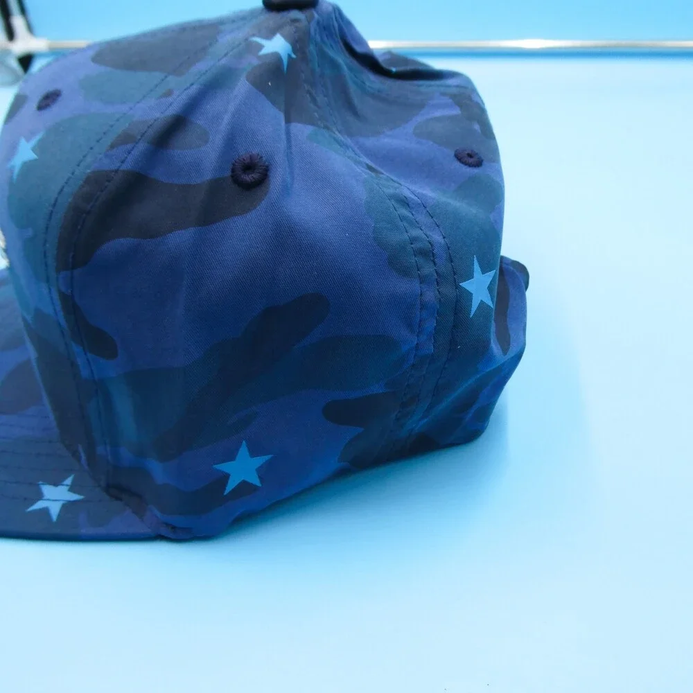 Mitchell & Ness OKC Thunder Hat Mens Snapback Y2K NBA Vintage Oklahoma Blue Camo